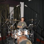 Ben Smith rocking the drums at DBAR Productions