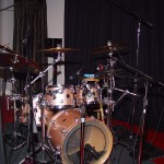 Ben Smith's Kit ready for recording