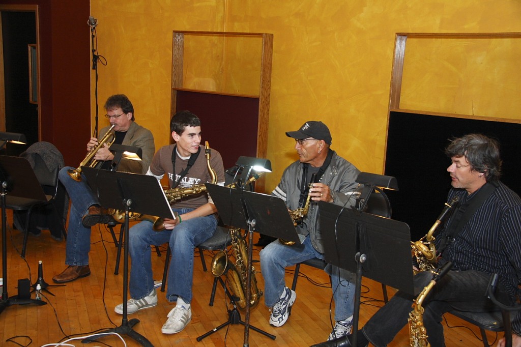 Greg Adams Horn Section at London Bridge Studio