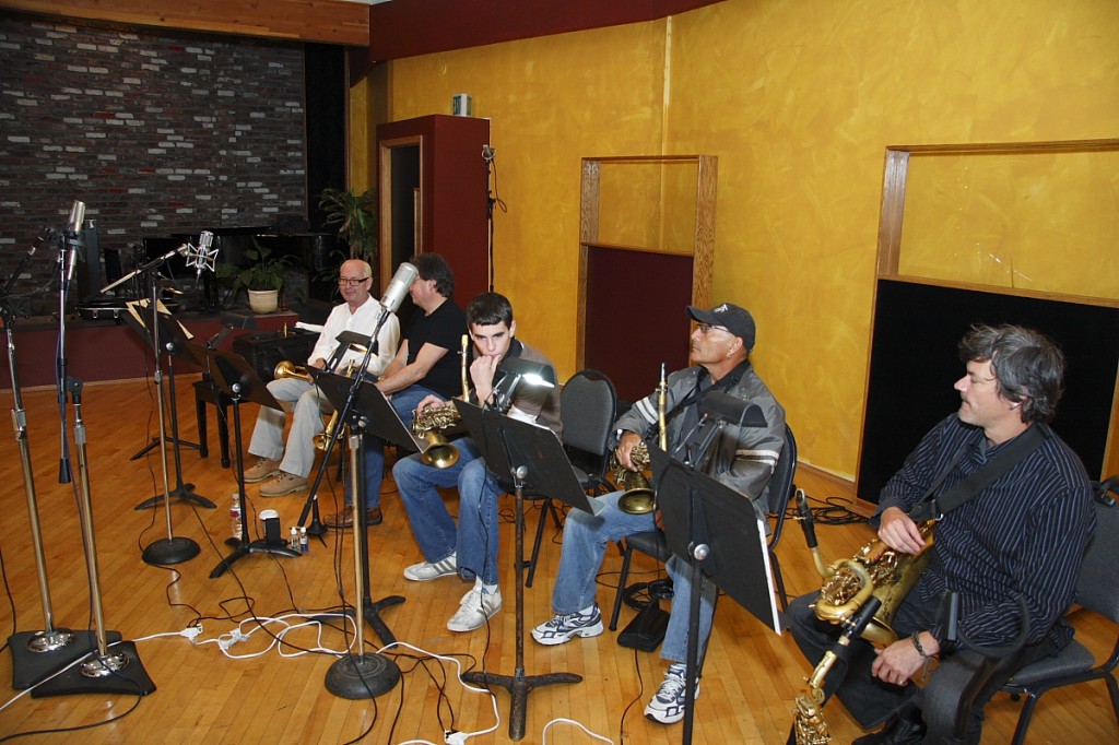 Greg Adams Horn Section at London Bridge Studio