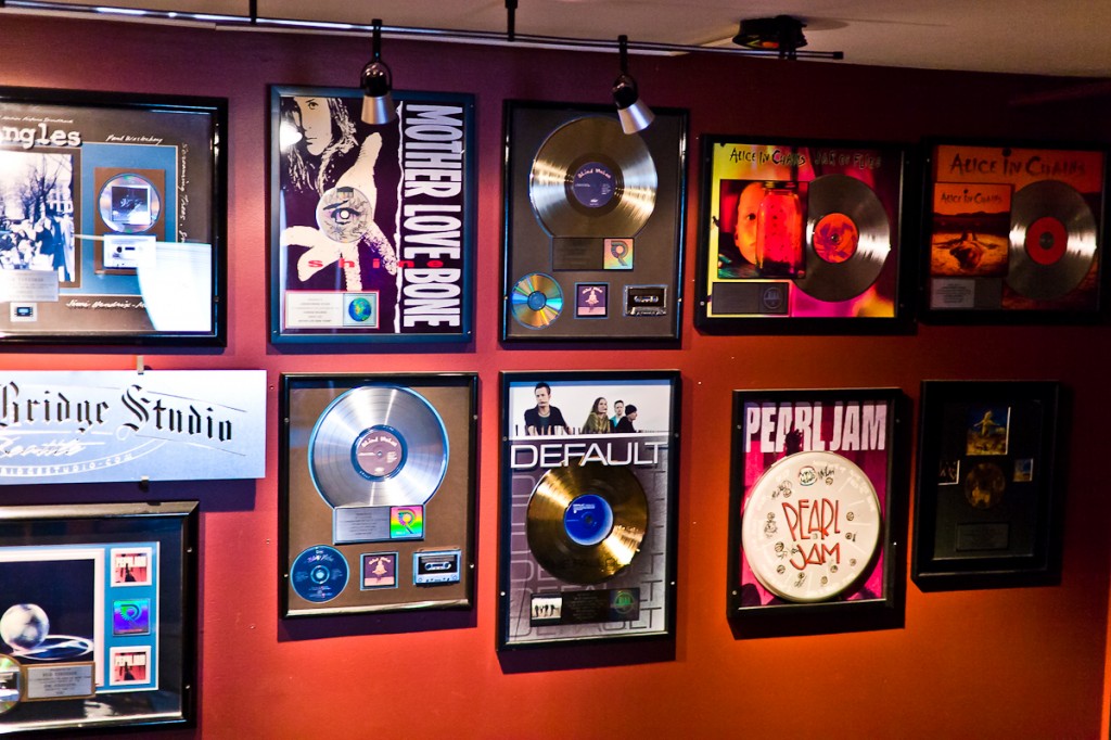 The Wall Of Fame at London Bridge Studio