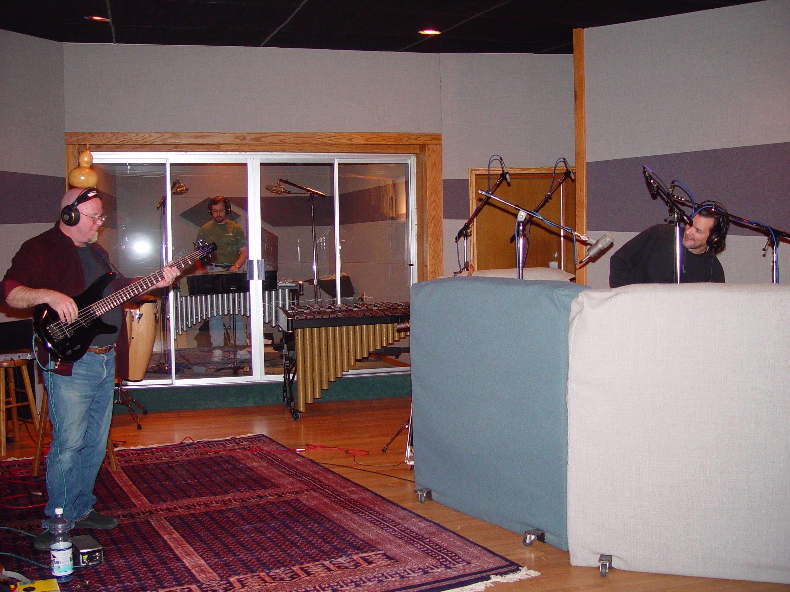 Recording in Studio A at Triad Studios