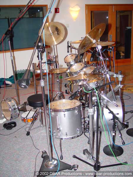 Scott’s drum setup